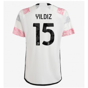 Juventus Kenan Yildiz #15 Bortatröja 2023-24 Kortärmad